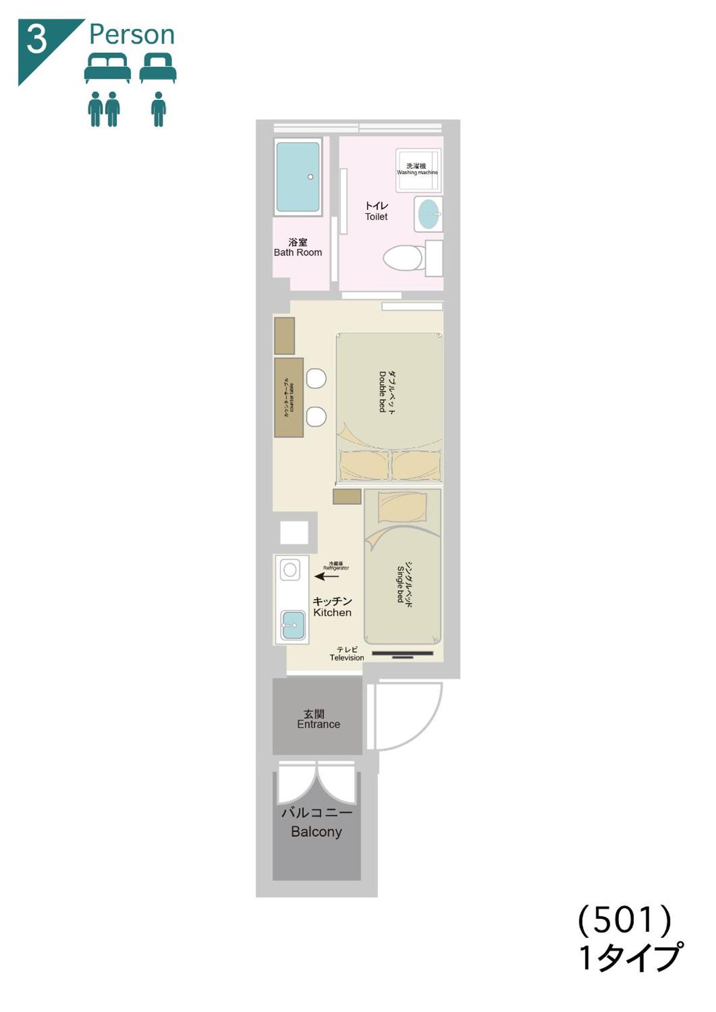 Nestay Waseda Apartment *